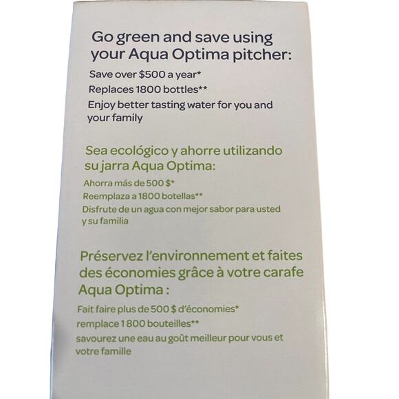 Aqua Optima Water Filter Pitcher with 1 Universal Filter - LARGE - Picture 5 of 7